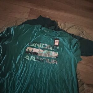 Under Armour Men's Teal Graphic Tee
